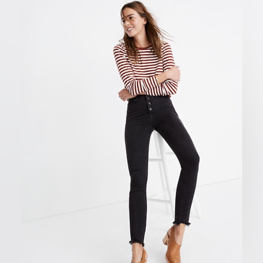 Madewell Berkeley Button Front Jeans
